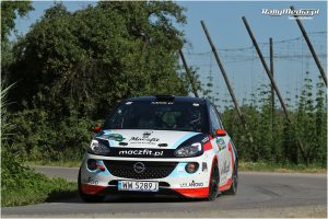 Maciej Lubiak, Tomasz Borko, Opel Adam R2, Rajd Nadwiślański 2018, RSMP, rajdy samochodowe, rally, maczfit