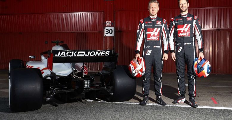 Haas F1 Team - Magnussen i Grosjean