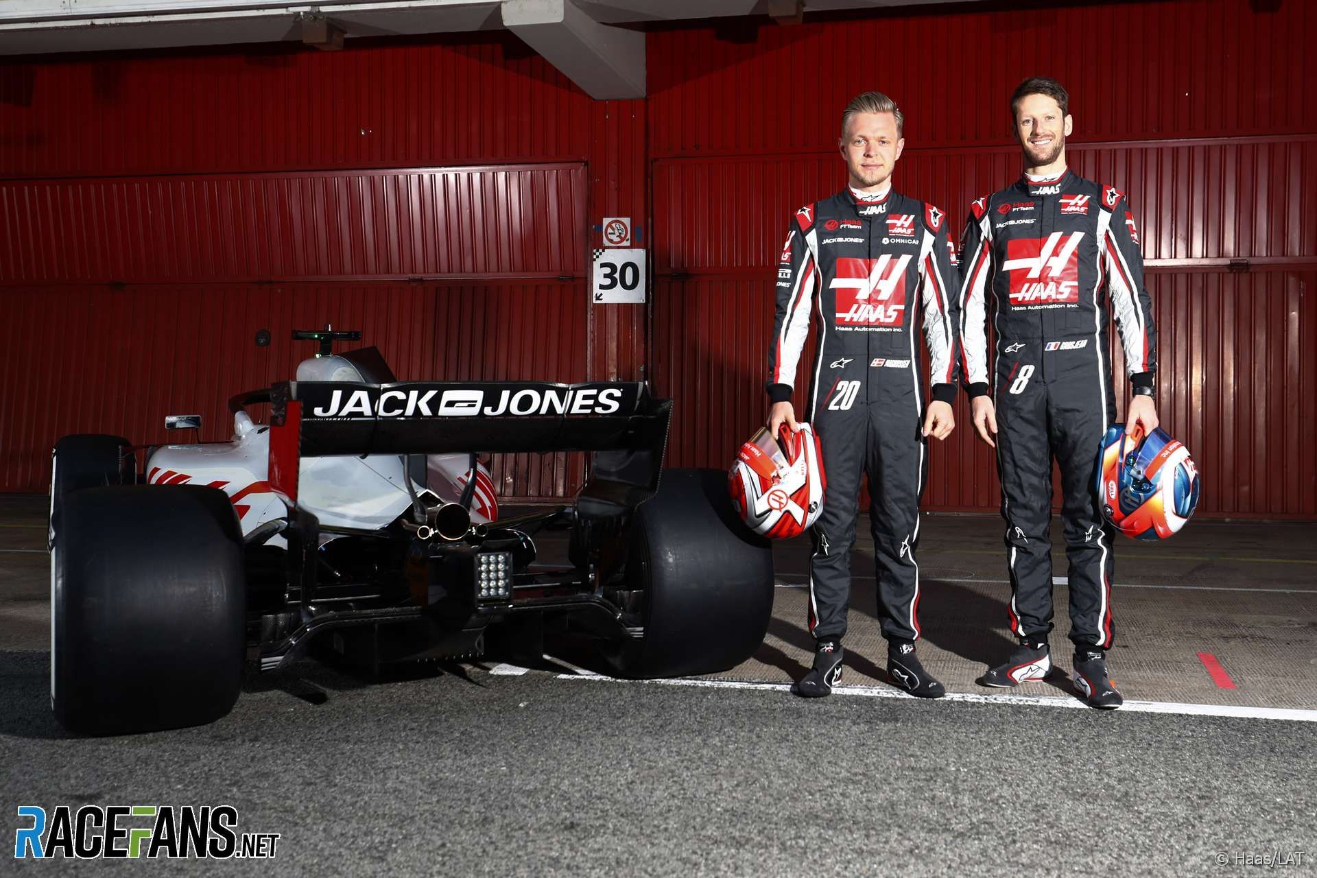Haas F1 Team - Magnussen i Grosjean