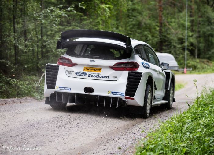 Ford Fiesta WRC dyfuzor