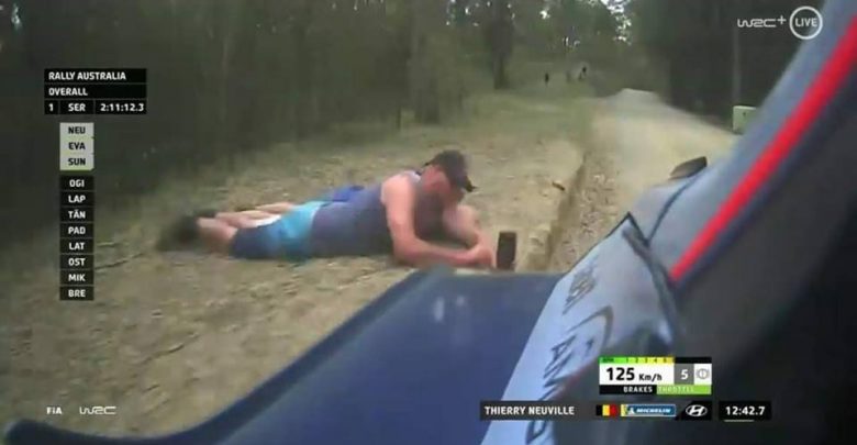 Siemens - Rajd Australii 2018 - Neuville i kibice