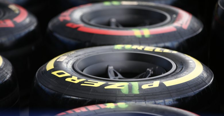 MELBOURNE GRAND PRIX CIRCUIT, AUSTRALIA - MARCH 13: Pirelli tyres in the paddock during the Australian GP at Melbourne Grand Prix Circuit on March 13, 2019 in Melbourne Grand Prix Circuit, Australia. (Photo by Andy Hone / LAT Images