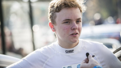 SOLBERG Oliver, (LVA), Sports Racing Technologies, Peugeot 208 R2, Portrait during the 2018 European Rally Championship ERC Liepaja rally, from october 12 to 14, at Liepaja, Lettonie - Photo Gregory Lenormand / DPPI