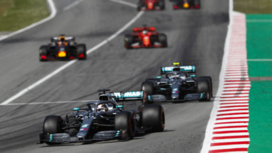 Formel 1 - Mercedes-AMG Petronas Motorsport, Großer Preis von Spanien 2019. Lewis Hamilton, Valtteri Bottas Formula One - Mercedes-AMG Petronas Motorsport, Spanish GP 2019. Lewis Hamilton, Valtteri Bottas