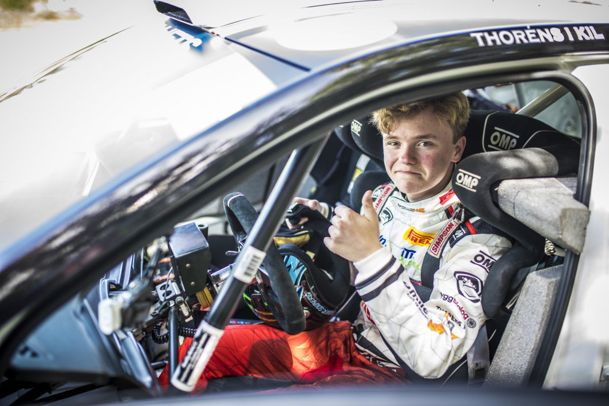 Oliver SOLBERG, (LVA), Volkswagen Polo GTI R5, Sports Racing Technologies, portrait during the 2019 European Rally Championship ERC Liepaja rally, from may 24 to 26, at Liepaja, Lettonie - Photo Gregory Lenormand / DPPI