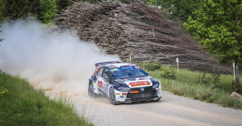 10 Oliver SOLBERG, (LVA), Aaron JOHNSTON, (GBR), Volkswagen Polo GTI R5, Sports Racing Technologies, action during the 2019 European Rally Championship ERC Liepaja rally, from may 24 to 26, at Liepaja, Lettonie - Photo Gregory Lenormand / DPPI