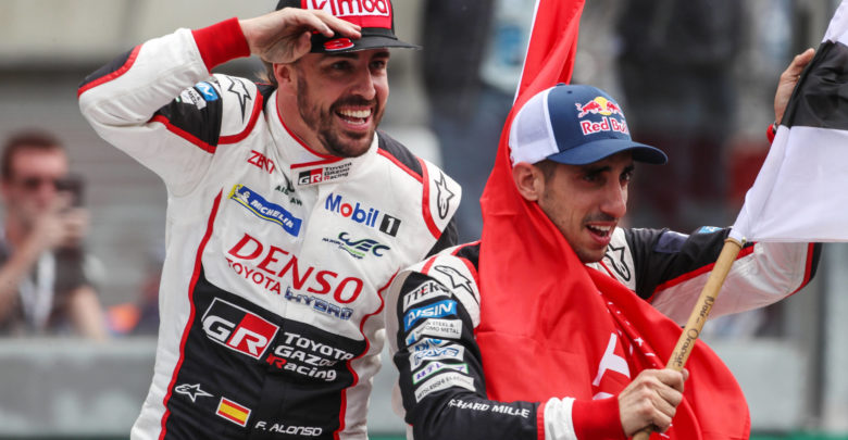 Fernando Alonso, Sebastien Buemi, Toyota Gazoo Racing