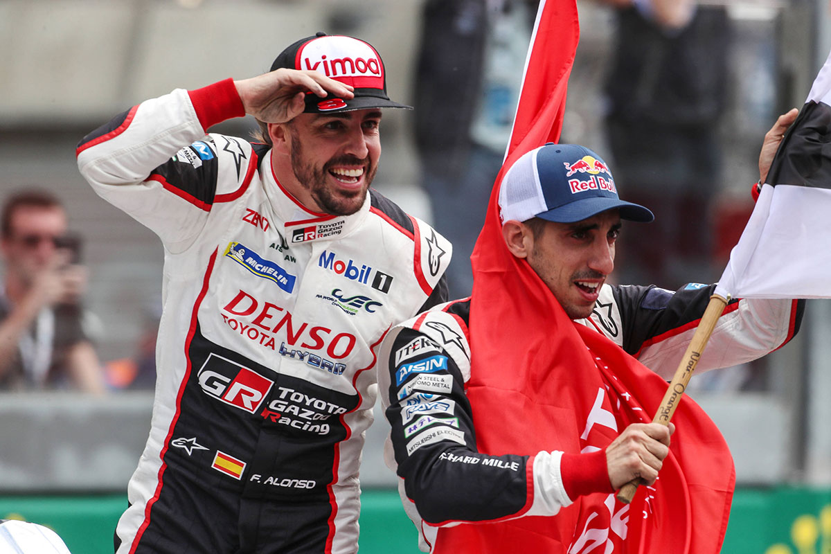 Fernando Alonso, Sebastien Buemi, Toyota Gazoo Racing