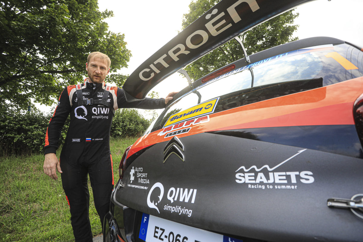 Alexey LUKYANUK (RUS), Alexey ARNAUTOV (RUS), Citroen C3 R5, SAINTELOC JUNIOR TEAM, portrait during the 2019 European Rally Championship ERC Barum rally, from August 16 to 18, at Zlin, Czech Republic - Photo Gregory Lenormand / DP