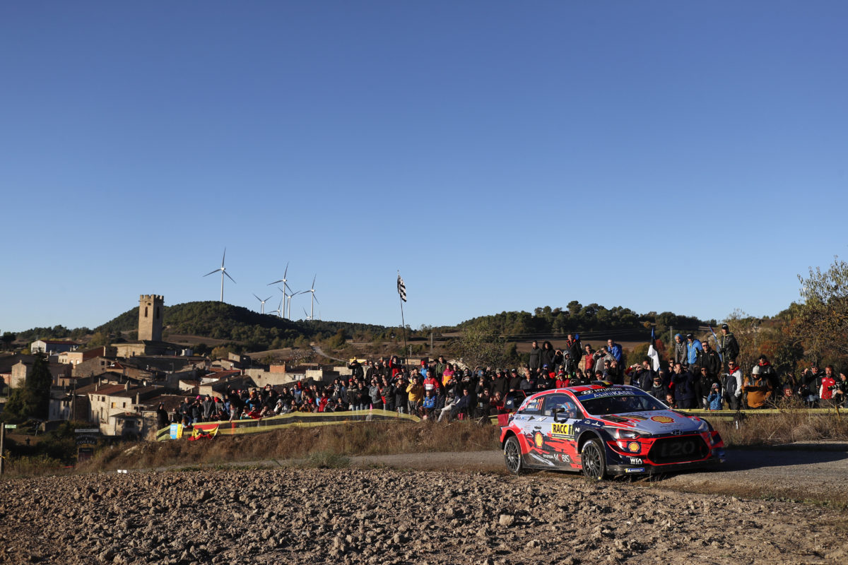 2019 FIA World Rally Championship Round 13, Rally de España 24 - 27 October 2019 Thierry Neuville Photographer: Austral Worldwide copyright: Hyundai Motorsport GmbH