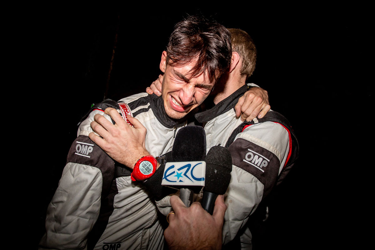 INGRAM Chris (GBR), WHITTOCK Ross (GBR), TOKSPORT WRT, Skoda Fabia R5, portrait, winners European Rally Championship during the 2019 European Rally Championship Nyiregyhaza Rally in Hungary from november 8 to 10 - Photo Thomas Fenetre / DPPI
