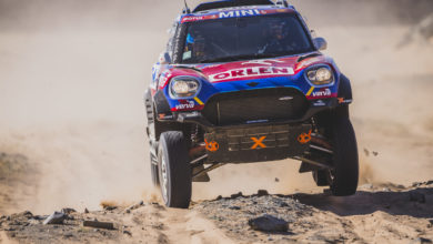 Jakub Przygonski (POL) and Timo Gottschalk (DEU) of Orlen X-Raid Mini Team races during stage 1 of Rally Dakar 2020 from Djeddah to Al Wajh, Saudi Arabia on January 05, 2020.