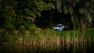 OS12 Rajd Estonii 2020, Esapekka Lappi (FIN) Janne Ferm (FIN) of team Ford Fiesta WRC M-Sport Ford WRT is seen racing during day 2 at the World Rally Championship Estonia in Tartu, Estonia on September 5, 2020