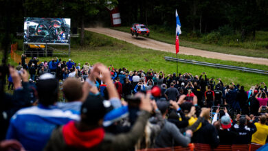 OS14 Rajd Estonii 2020, Ott Tanak (EST) Martin Jarveoja (EST) of team Hyundai i20 Coupe WRC Hyundai Shell Mobis WRT is seen racing during day 2 at the World Rally Championship Estonia in Tartu, Estonia on September 5, 2020