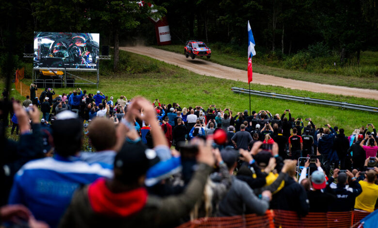 OS14 Rajd Estonii 2020, Ott Tanak (EST) Martin Jarveoja (EST) of team Hyundai i20 Coupe WRC Hyundai Shell Mobis WRT is seen racing during day 2 at the World Rally Championship Estonia in Tartu, Estonia on September 5, 2020