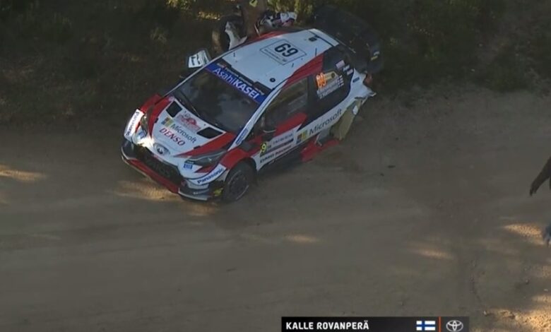 Rovanpera crash