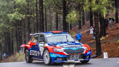 08 MARCZYK Miko(POL), GOSPODARCZYK Szymon(POL), Team Orlen Team, Skoda Fabia Rally2 Evo , action during the 2020 Rally Islas Canarias, 5th round of the 2020 FIA European Rally Championship, from November 26 to 28, 2020 in Las Palmas de Gran Canaria, Spain - Photo