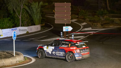 08 MARCZYK Miko(POL), GOSPODARCZYK Szymon(POL), Team Orlen Team, Skoda Fabia Rally2 Evo , action during the 2020 Rally Islas Canarias, 5th round of the 2020 FIA European Rally Championship, from November 26 to 28, 2020 in Las Palmas de Gran Canaria, Spain - Photo