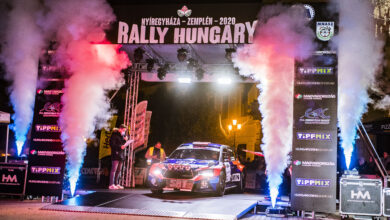 Rajd Węgier 07 MARCZYK Miko(POL), GOSPODARCZYK Szymon(POL), Team Orlen Team, Skoda Fabia Rally2 Evo , action during the 2020 Rally Hungary, 4th round of the 2020 FIA European Rally Championship, from November 6 to 8, 2020 in Nyíregyháza, Hungary - Photo