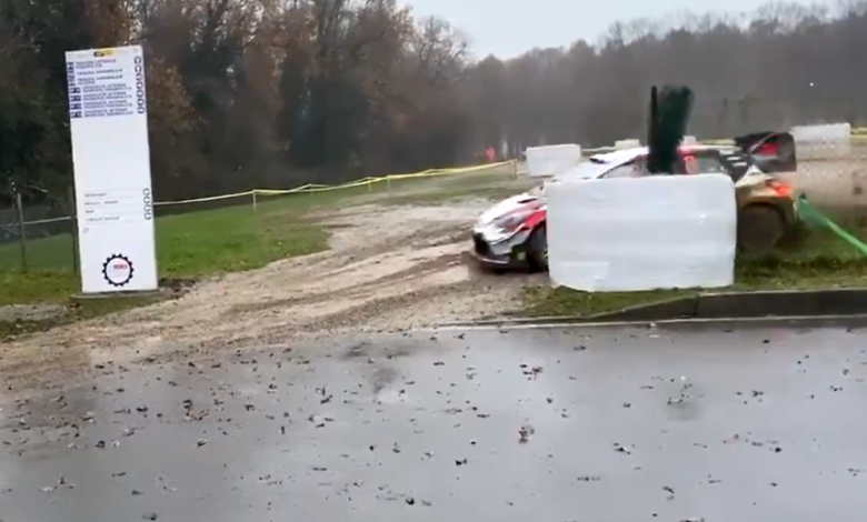 Ogier Crash Monza