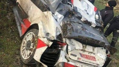 Sebastien Ogier crash
