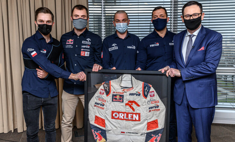 25.01.2021 , Warszawa , Spotkanie Prezesa PKN ORLEN z zawodnikami ORLEN Team podsumówujące Rajd Dakar 2021.