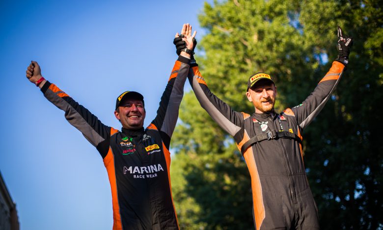 Łukjaniuk LUKYANUK Alexey (RUS), ARNAUTOV Alexey (RUS), SAINTELOC JUNIOR TEAM, citroen C3, portrait during the 2021 FIA ERC Rally Poland, 1st round of the 2021 FIA European Rally Championship, from June 18 to 20, 2021 in Mikolajki, Poland - Photo