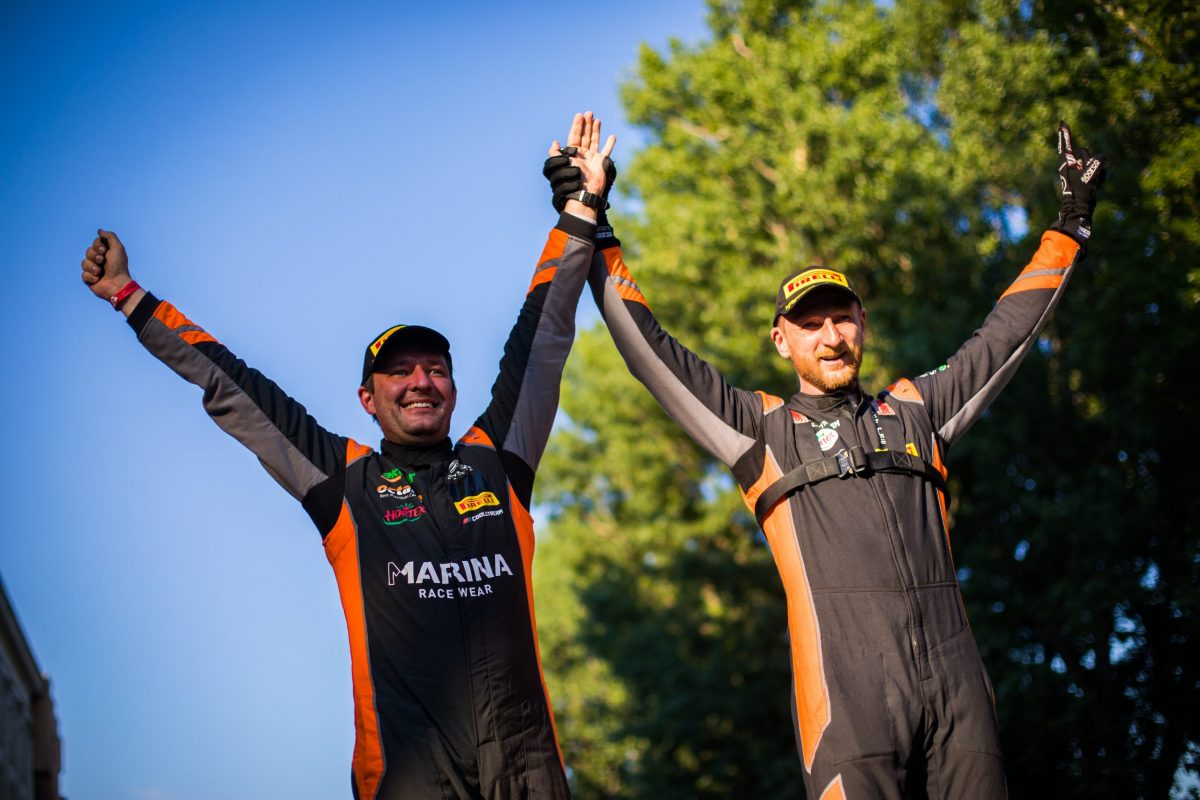 Łukjaniuk LUKYANUK Alexey (RUS), ARNAUTOV Alexey (RUS), SAINTELOC JUNIOR TEAM, citroen C3, portrait during the 2021 FIA ERC Rally Poland, 1st round of the 2021 FIA European Rally Championship, from June 18 to 20, 2021 in Mikolajki, Poland - Photo