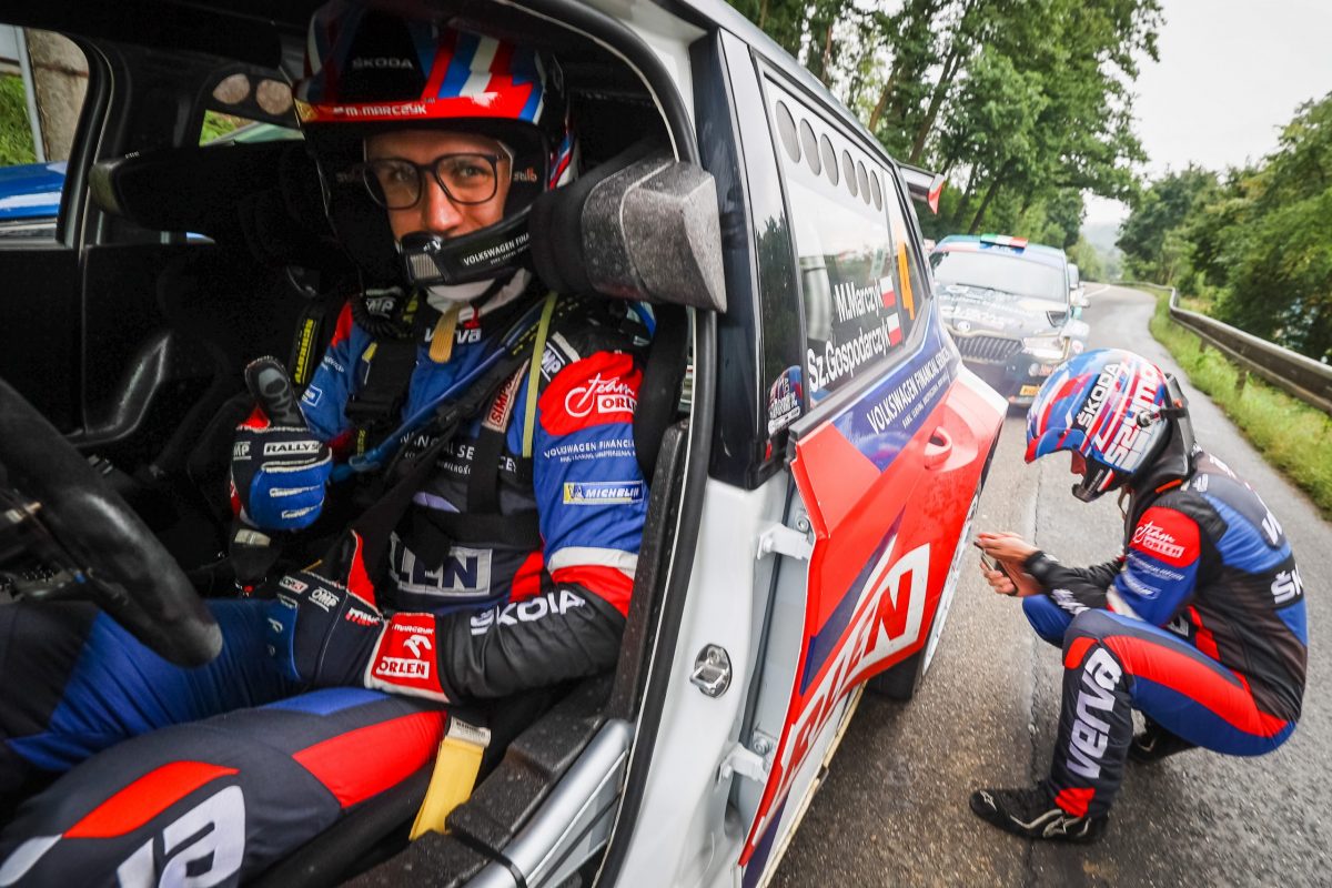 04 Miko MARCZYK (POL), Szymon GOSPODARCZYK (POL), Skoda Fabia Rally2 Evo, Orlen Team, during the 2021 European Rally Championship ERC Barum rally, from August 27 to 29, at Zlin, Czech Republic - Photo