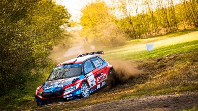 02 MARCZYK Miko (POL), GOSPODARCZYK Szymon (POL), ORLEN TEAM, Škoda Fabia Evo, action during the 2021 FIA ERC Rally Hungary, 7th round of the 2021 FIA European Rally Championship, from October 21 to 24, 2021 in Nyiregyhaza, Hungary - Photo