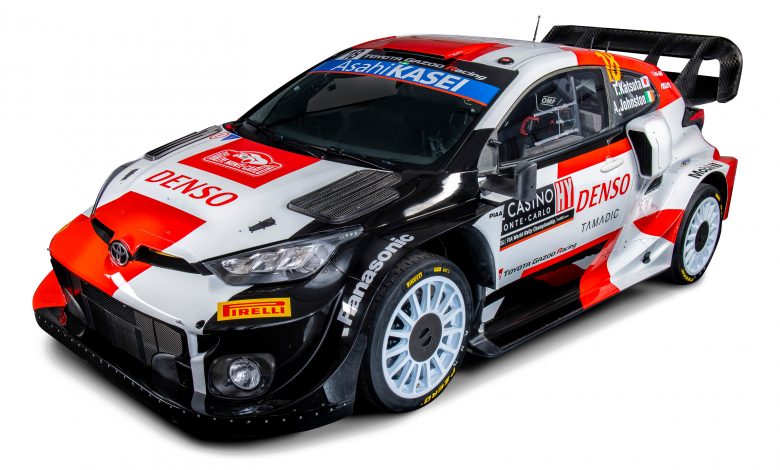 Car of Takamoto Katsuta for the FIA World Rally Championship 2022 released at stop 1 in Monte-Carlo, Monaco on January 20, 2022 // SI202201200054 // Usage for editorial use only //