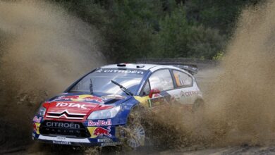 SI200903170066 // Usage for editorial use only // Sebastien Loeb races during the Cyprus rally in Limassol, Cyprus on March 13th, 2009