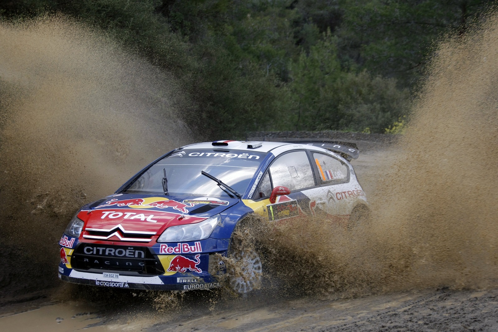 SI200903170066 // Usage for editorial use only // Sebastien Loeb races during the Cyprus rally in Limassol, Cyprus on March 13th, 2009