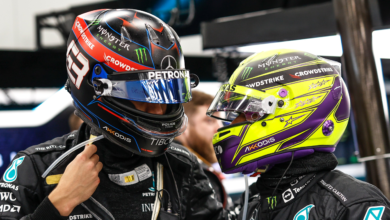 George Russell i Lewis Hamilton