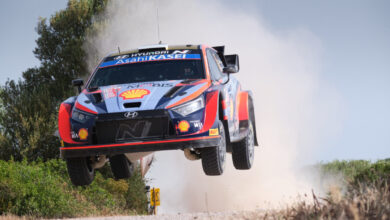 2022 FIA World Rally Championship Round 05, Rally Italia Sardegna 2022, 2-5 June 2022 Ott Tanak, Martin Jarveoja, Hyundai i20 N Rally1, Action during Shakedown of WRC Rally Italia Sardegna 2022