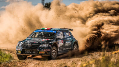 Rajd Polski Alberto BATTISTOLLI at FIA European Rally Championship in Mikolajki, Poland on 12th June 2022