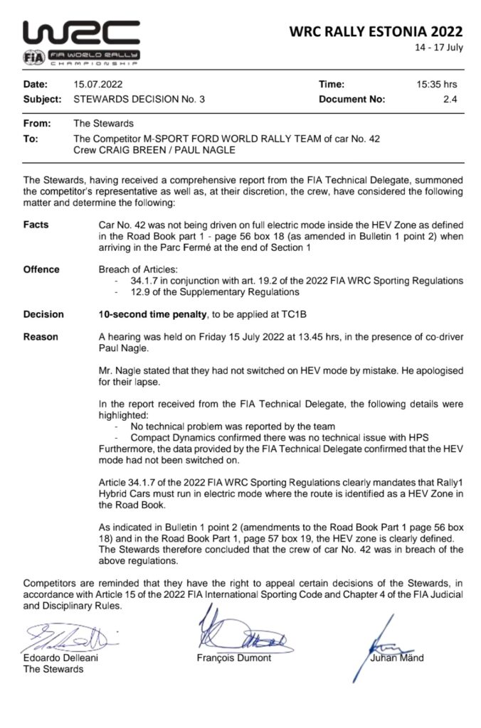 WRC Rajd Estonii - Craig Breen