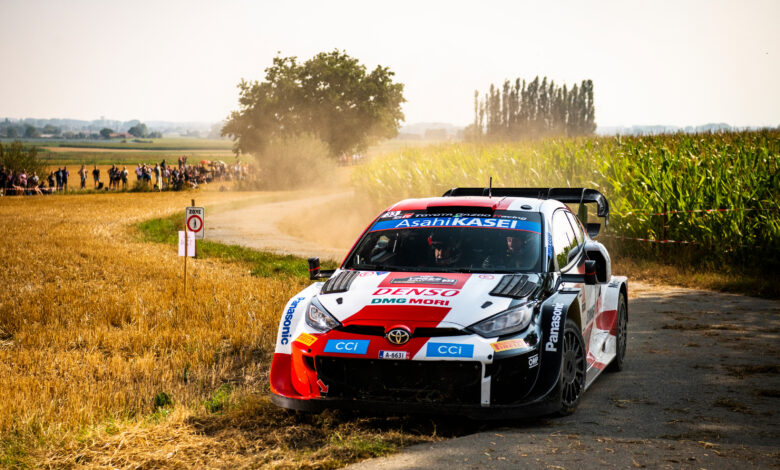 WRC Ypres Rajd Belgii OS1-4