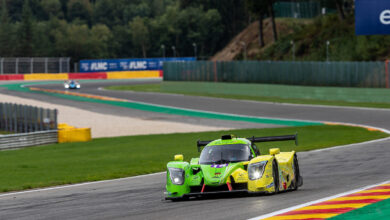 #14 INTER EUROPOL COMPETITION (POL) - LIGIER JS P320/NISSAN (LMP3) - NOAM ABRAMCZYK (FRA) MATEUSZ KASPRZYK (POL) JAMES DAYSON (CAN) DURING THE 4 HOURS OF SPA-FRANCORCHAMPS, FIFTH ROUND OF THE 2022 EUROPEAN LE MANS SERIES AT CIRCUIT DE SPA-FRANCORCHAMPS, FRANCORCHAMPS (BEL) - 21-23/09/2022