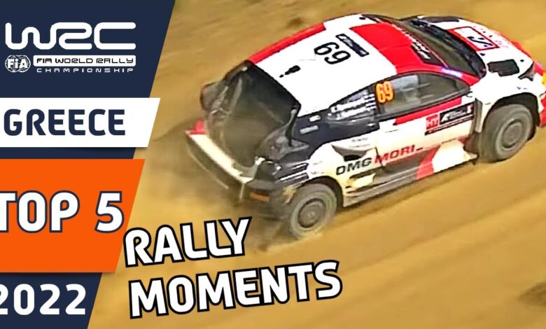 VIDEO: WRC Rajd Akropolu 2022 - TOP5 Momentów