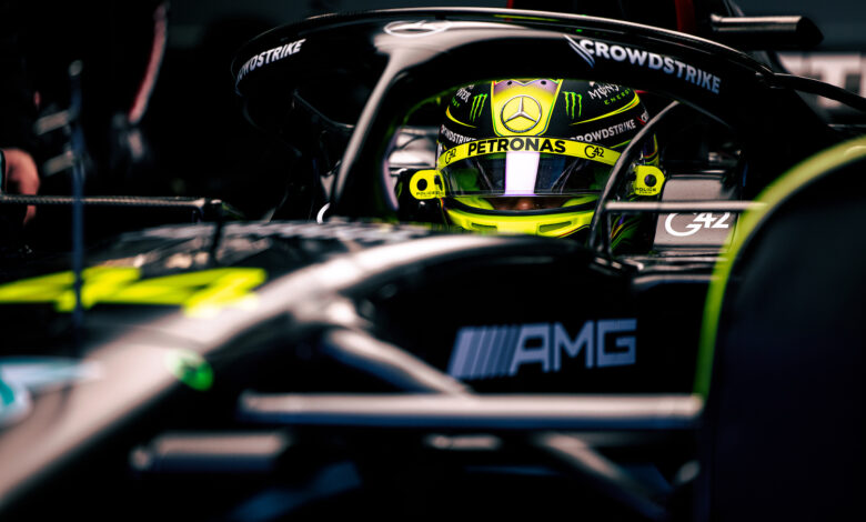 Lewis Hamilton w Mercedesie W14