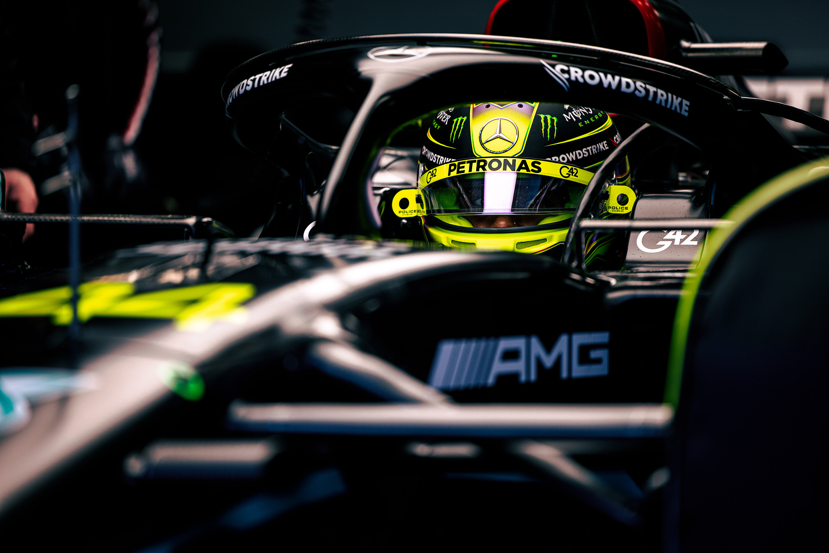 Lewis Hamilton w Mercedesie W14