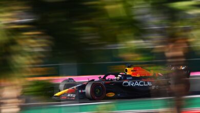 Max Verstappen na torze Jeddah Corniche Circuit