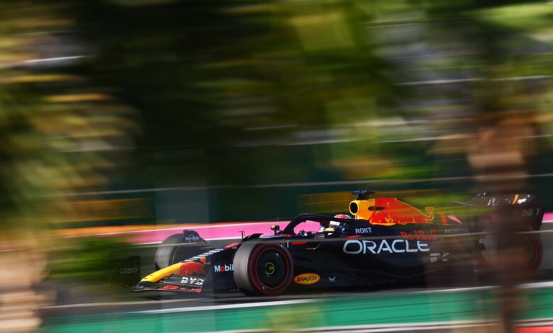 Max Verstappen na torze Jeddah Corniche Circuit
