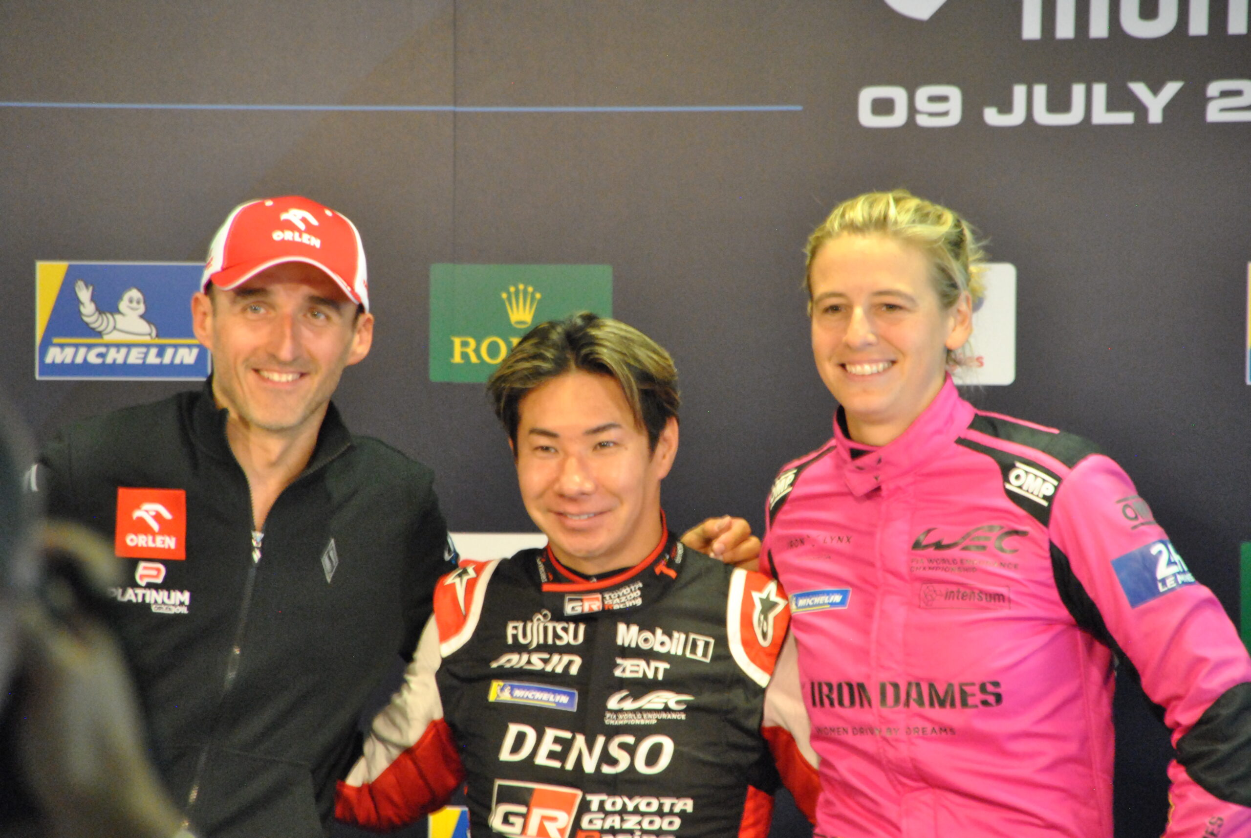 Robert Kubica, Kamui Kobayashi, Sarah Bovy