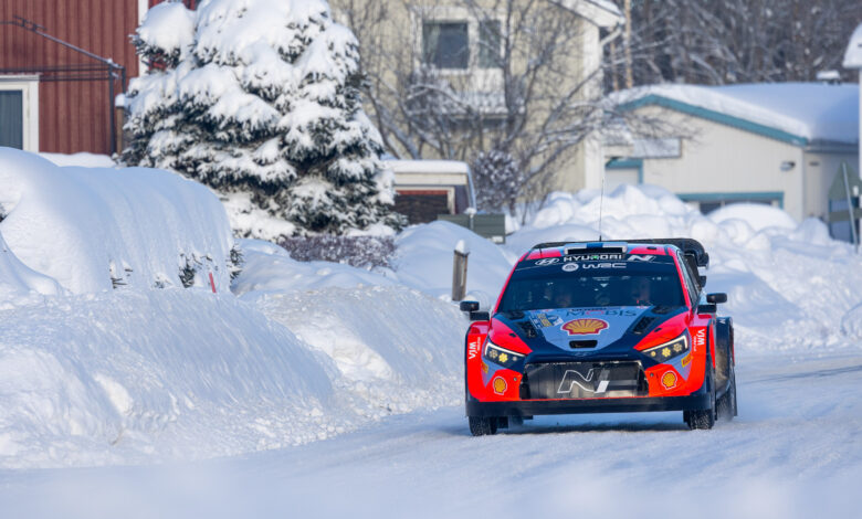 2024 FIA World Rally Championship Round 02, Rally Sweden 15-18 February 2024 Esapekka Lappi, Janne Ferm, Hyundai i20 N Rally1 Hybrid Photographer: Dufour Fabien Worldwide copyright