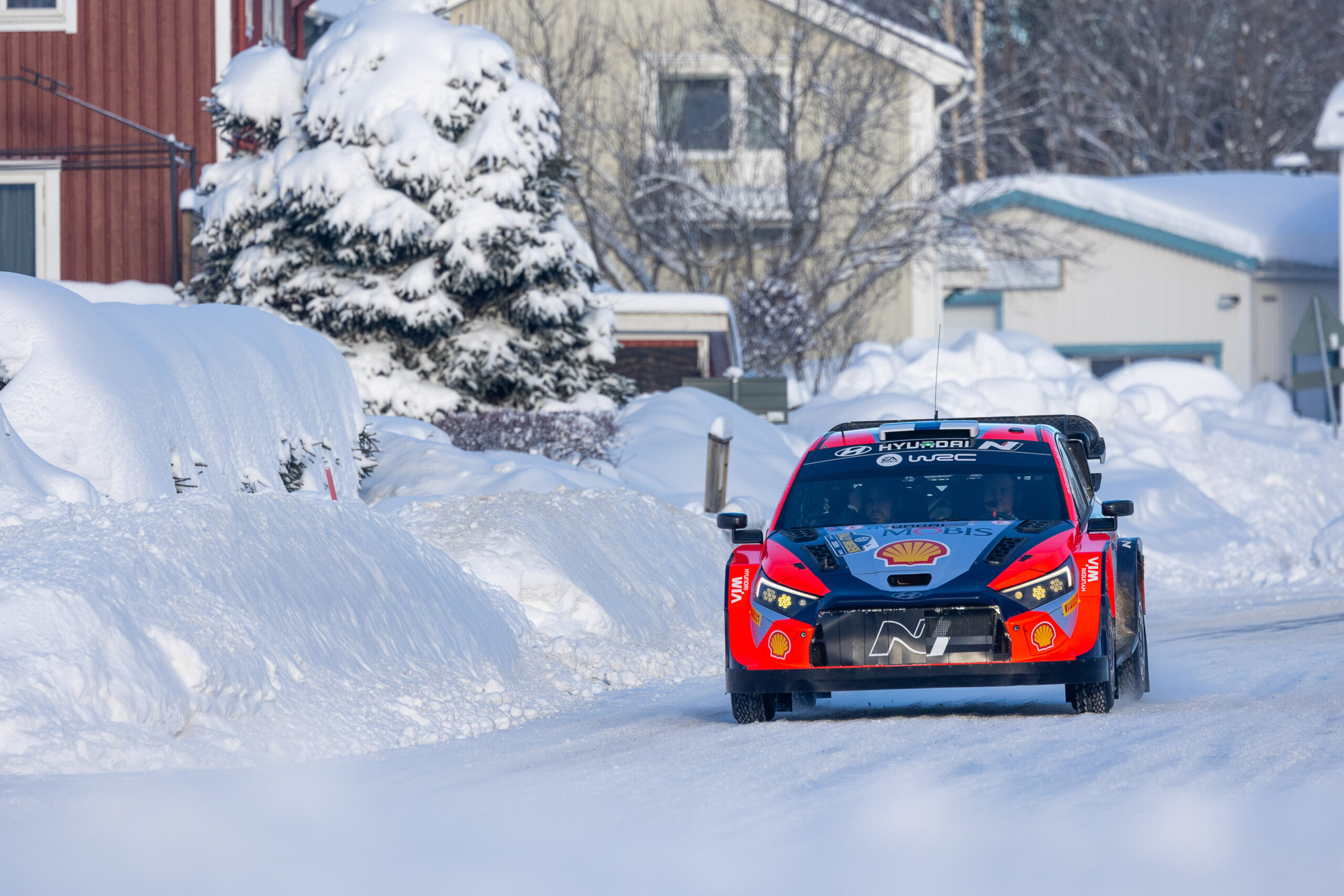 2024 FIA World Rally Championship Round 02, Rally Sweden 15-18 February 2024 Esapekka Lappi, Janne Ferm, Hyundai i20 N Rally1 Hybrid Photographer: Dufour Fabien Worldwide copyright