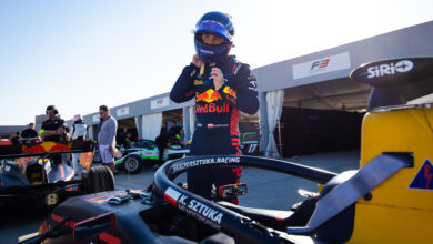 Sakhir (BAH) Feb 29 - March 2, 2024 - Gulf Air Bahrain Grand Prix at Bahrain International Circuit. Kacper Sztuka #08 MP Motorsport