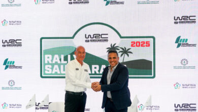 WRC Promoter Managing Director Jona Siebel and HRH Prince Khalid Bin Sultan Al Abdullah Al-Faisal at the signing of WRC Promoter’s ten-year agreement with Rally Saudi Arabia during the World Rally Championship Sardinia in Alghero, Italy on 1,June, 2024 // Arabia Saudyjska