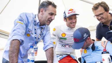 Hyundai 2024 FIA World Rally Championship Round 08, Rally Latvia 18 - 21 July 2024 Cyril Abiteboul, Thierry Neuville Photographer: Austral Worldwide copyright